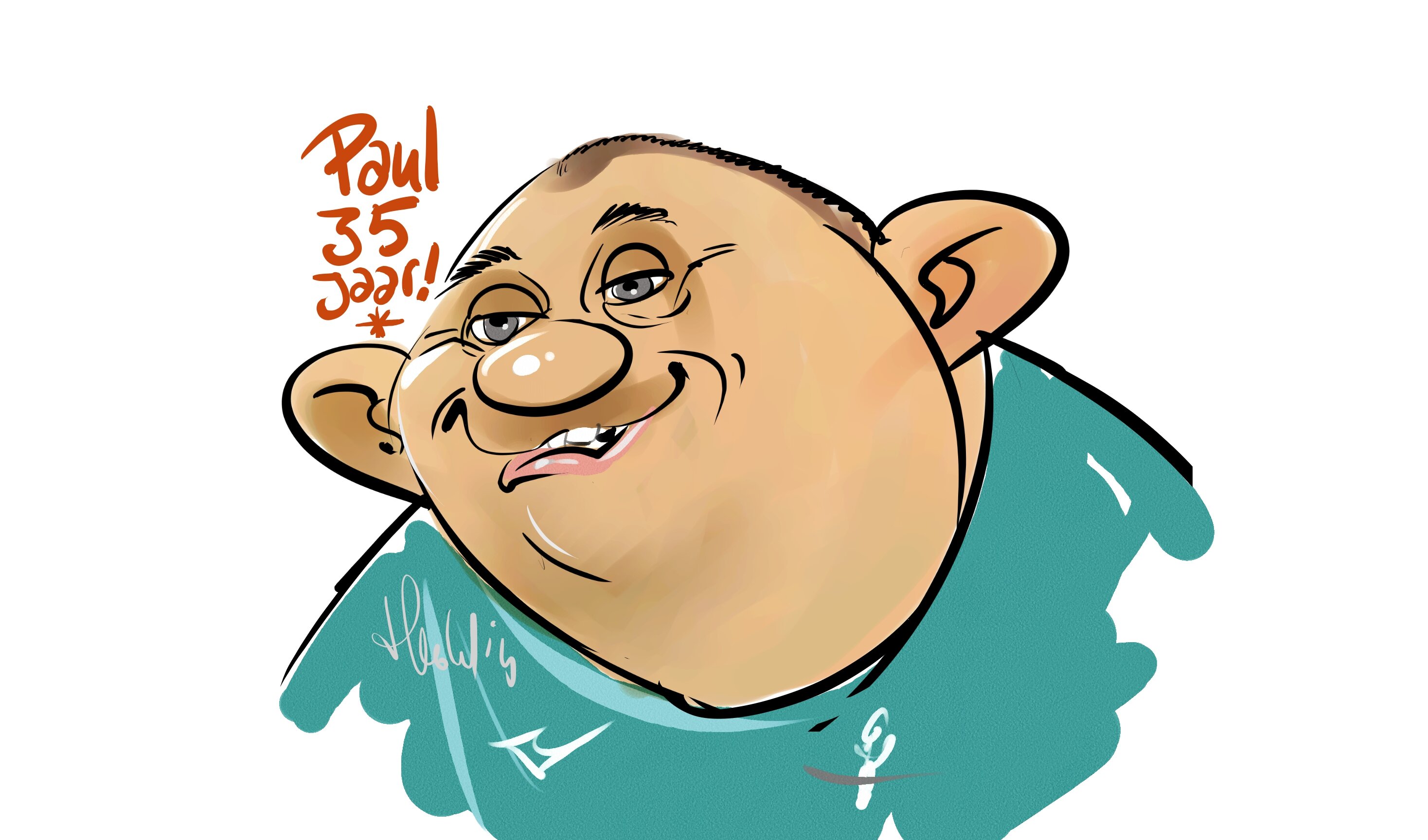 Karikaturen Verjaardag Jochem 35 jaar
