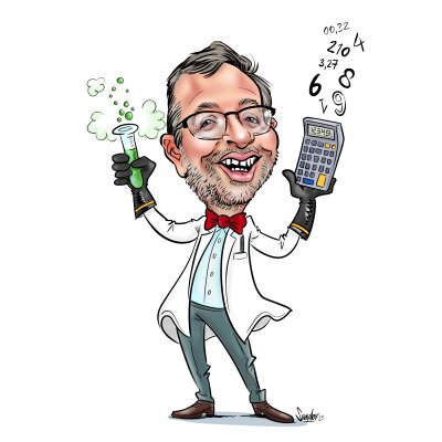 Karikatuur met lichaam Karikatuur met lichaam